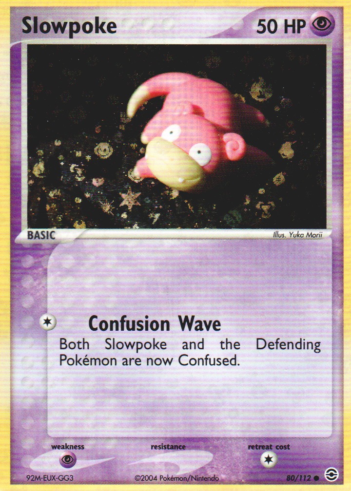 Slowpoke - 80/112 - Common - Reverse Holo